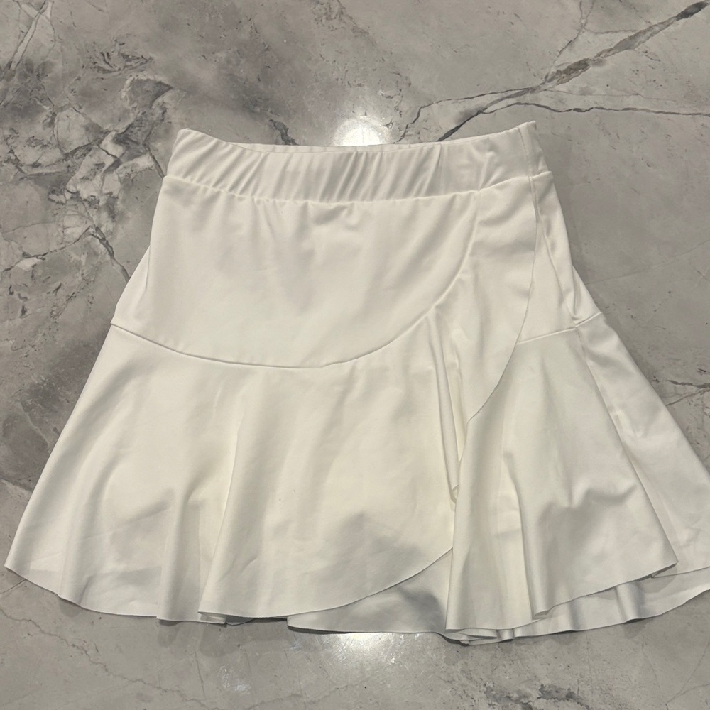 Sporty White Women's Skort